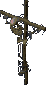 Cheater nailed to a cross